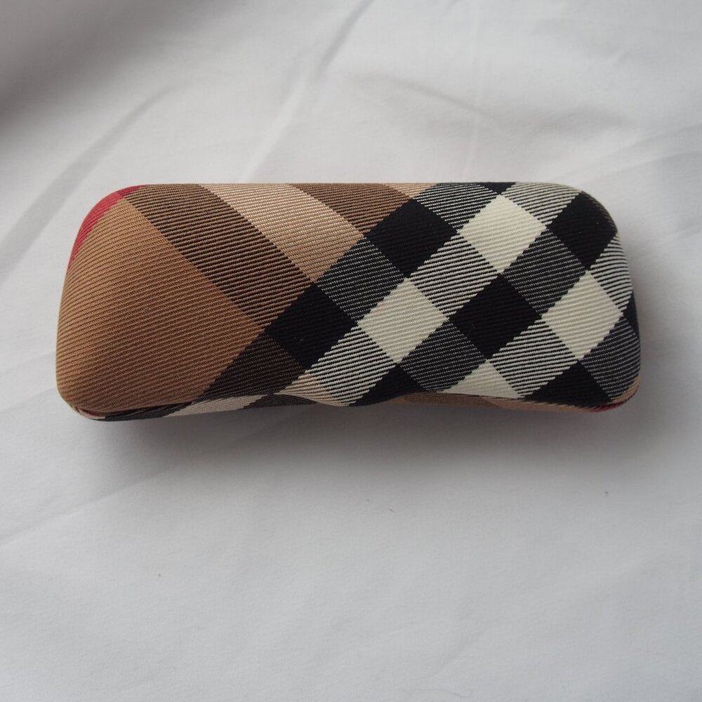Burberry Nova Check Hard Clam-Shell Sunglasses/Glasses CASE ONLY - Picture 3 of 14